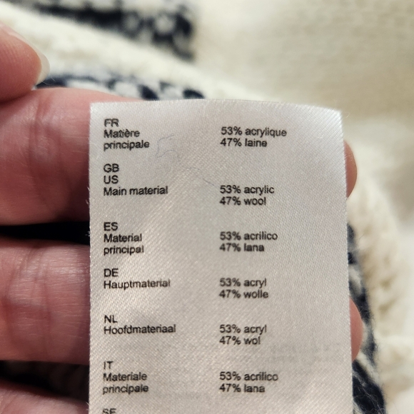 Maje Mockoon Geo-Pattern Sweater ❄️ - Picture 11 of 15